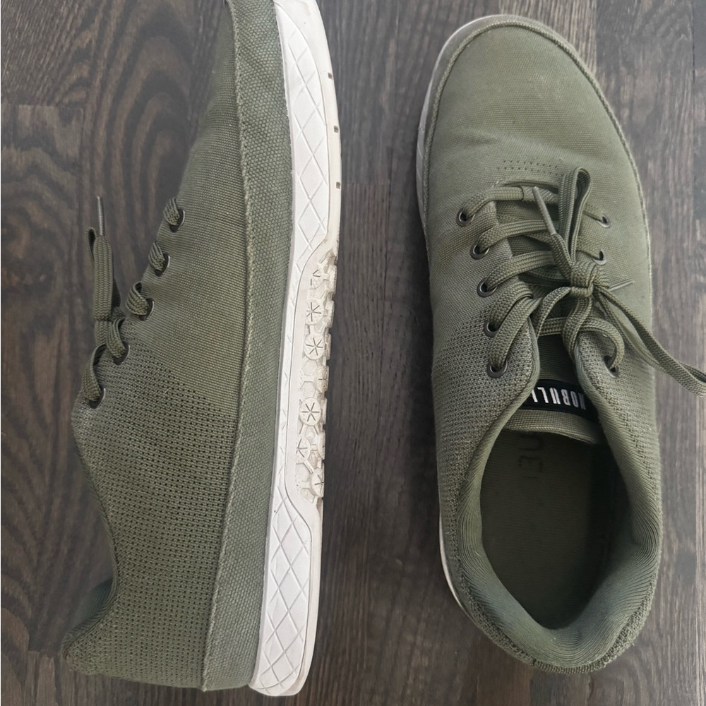 NOBULL Men’s 12.5 Green Canvas Trainers